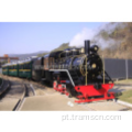 Trem locomotiva do motor a vapor C4